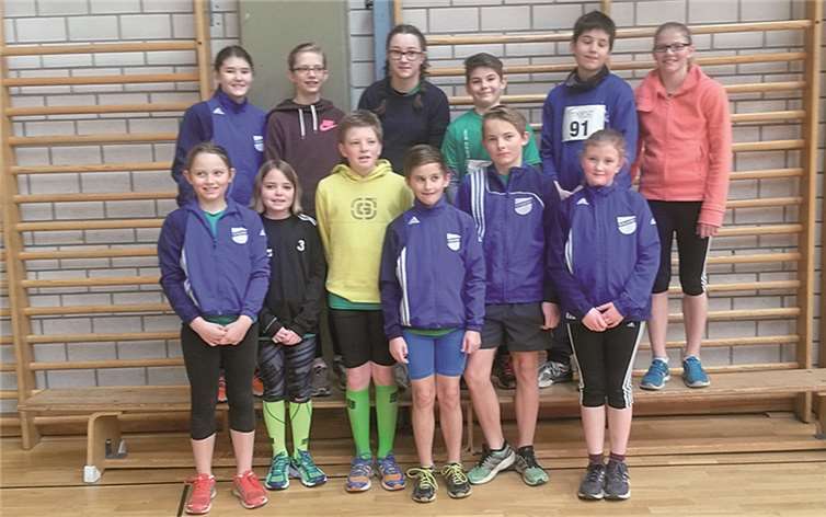 Gute Zeiten erzielten die Nachwuchsläufer zum Auftakt nach der Winterpause. privat