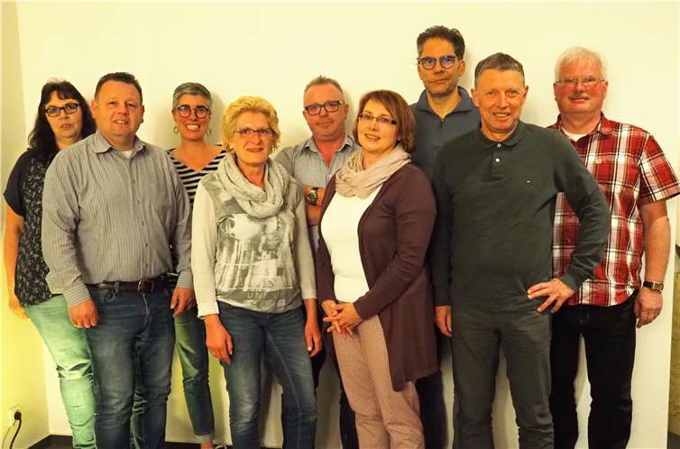 Gute Zusammenarbeit zum Wohle des Dorfes: Der Ortsbeirat Bad Bodendorf 2014 – 2019 (es fehlt: Jörg Baltes). Foto: W. Seidenfuß