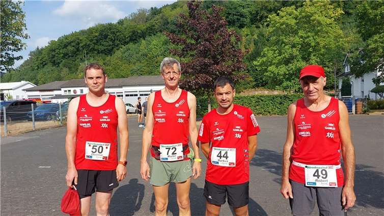 HSC – Quartett beim Bärenkopplauf in Waldbreitbach Foto: HSC Gamlen