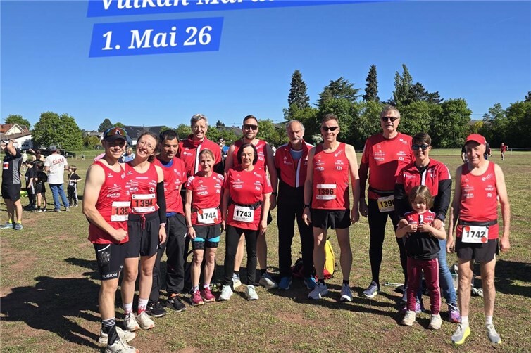 HSC-TEAM - Erfolgreich auf verschiedenen Strecken beim Vulkan-Marathon am 1. Mai in Mendig