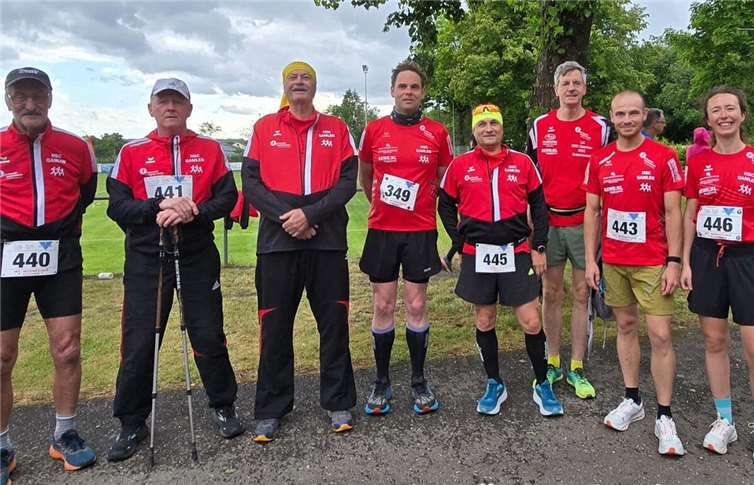 HSC – Team beim Mürmeslauf in Ellscheid über 5000 m dabei. Fotos: HSC Gamlen