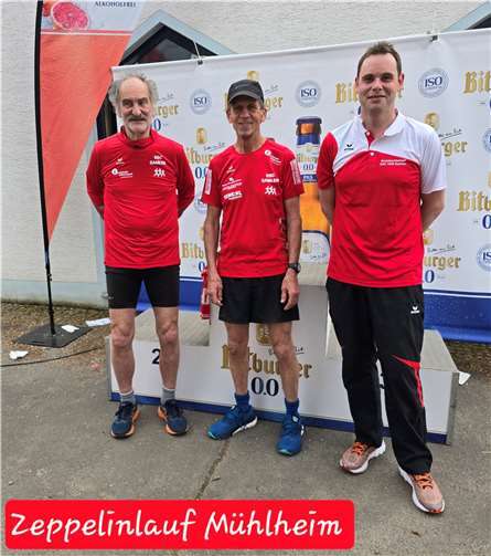 HSC-Trio beim Zeppelinlauf in Mülheim / Mosel. Fotos: privat