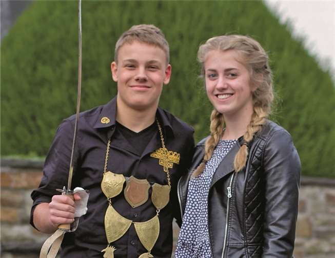 Hahnekönigpaar: Simon Reviol und Lisa Feuster