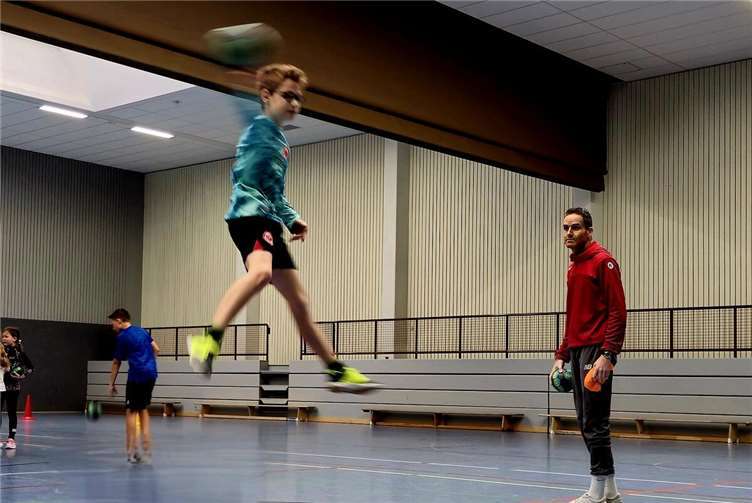 Handball begeistert den Nachwuchs. Quelle: Grundschule Polch