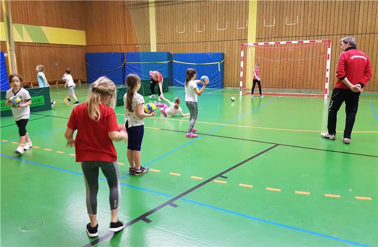 Handballspielen machte den Kindern viel Spaß.Foto: privat