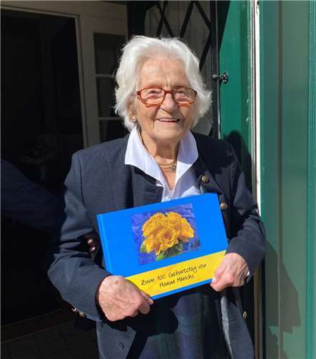 Hanna Hinrichs wurde 100 Jahre alt.Foto: Inner Wheel Club Koblenz