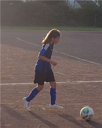 Hannah Bosakpour trug zur guten Abwehrleistung bei.Foto: SG Landskrone