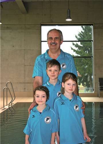 Hannah-Marie Haag (v.l.), Jerome Andres und Leonie Wirth zeigte tolle Leistungen. privat