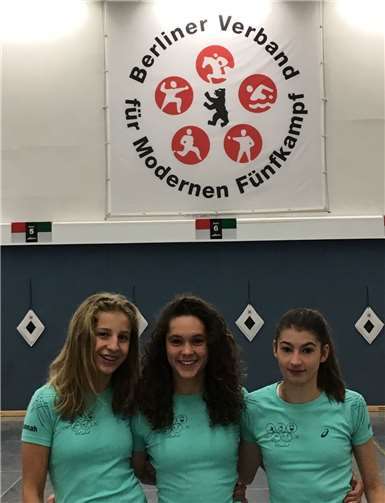 Hannah Röttgen, Frieda Schallenberg und Franziska Schamel.privat