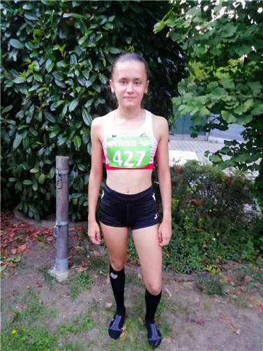 Hannah Stampfl stellte in Westerburg eine persönliche Bestzeit über 800 Meter auf. Foto: privat