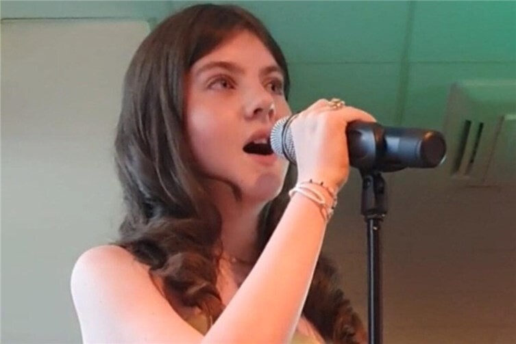 Hannah Zantop bei Ihrem Auftritt im Food Hotel
