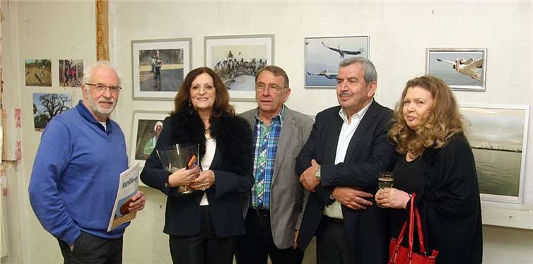 Hanne Schneider gewährte mit ihrer Fotoausstellung Einblicke in die Kultur Namibias. RÜ