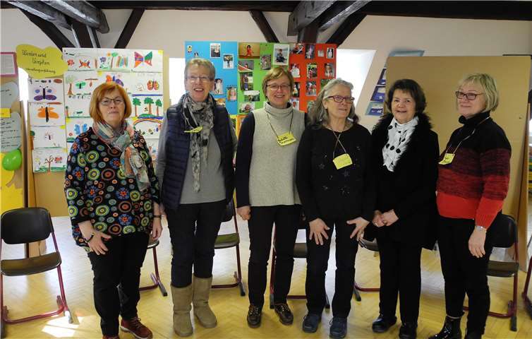 Hannelore Bermel, Dorothee Schünemann-Diederichs, Babette Thomsen, Brigitte Stern, Dr. Irmtraud Pudelko-Groh und Gabi Theisen beteiligen sich ehrenamtlich am Projekt. privat