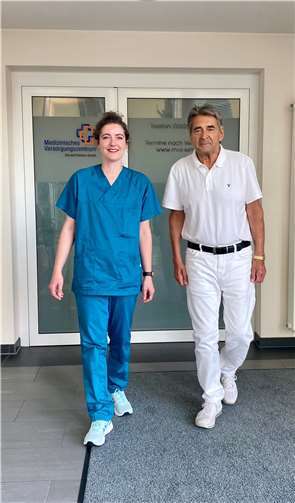 Hannelore Mezger (l.) und Dr. Reinhold Ostwald (r.).  Foto: Anja Nassen