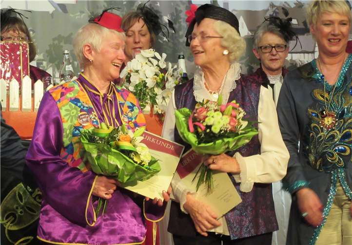 Hannelore Schüller (l.) und Käthe Ohlig wurden zu Ehremmitgliedern ernannt.