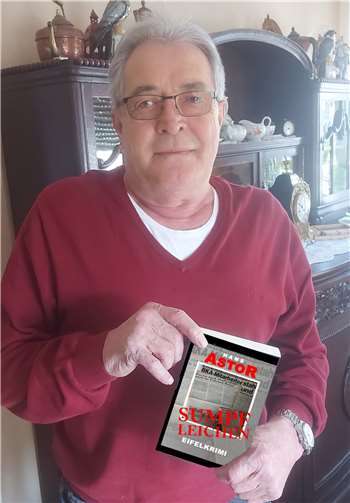 Hans Astor wird seinen neuen Kriminalroman, „Sumpfleichen“, am 12. Juli auf der Mendiger Museumslay vorstellen.  Foto: VG-Verwaltung Mendig/Stefan Pauly