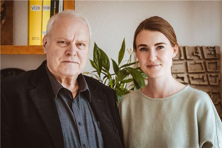 Hans Hoppe und Tabea Mercer.  Foto: Hagen Hoppe