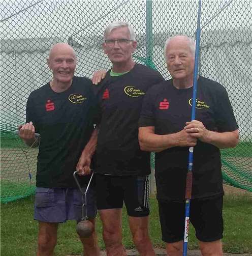 Hans Meyer, Wolfgang Geyer und Wolfgang Kownatka.Foto: privat