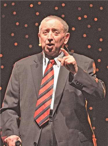 Hans Nobel bei seinem pointierten Vortrag.UKO