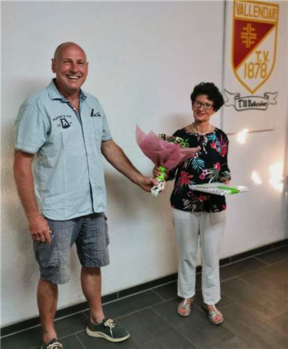 Hans-Peter Pretz gratulierte Anita Herr zu ihrem Geburtstag. Foto: privat