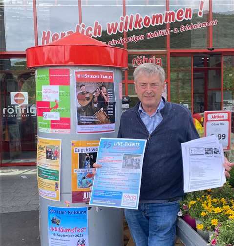 Hans Peter Röhrig freut sich, dass er auf den Start vieler Open Air-Events im Mai hinweisen kann, die sich auch oft als beliebte Geschenk-Ideen eignen. Foto: röhrig