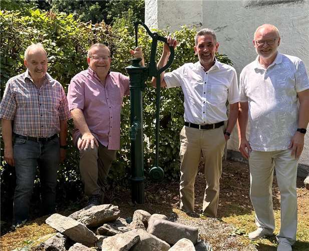 Hans Poredda, Christian Schultze, Uwe Selzer und Henning Peter (v.l.) vom evangelischen Männerkreis Neuwied. Foto: Petra Peter
