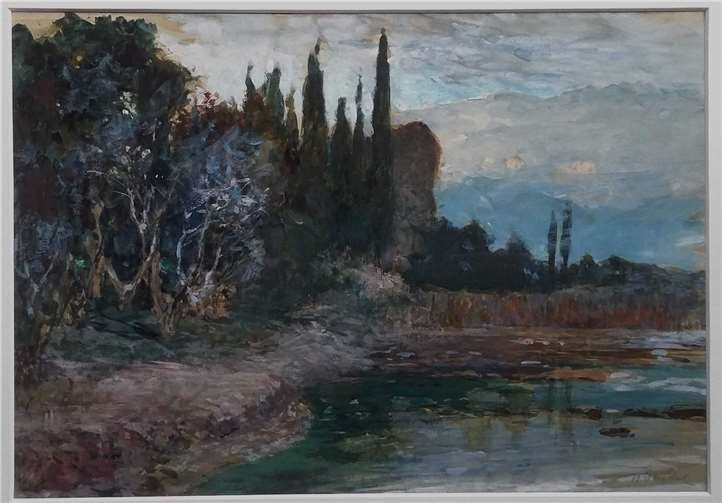 Hans Seydel „Am Gardasee“. Foto: privat