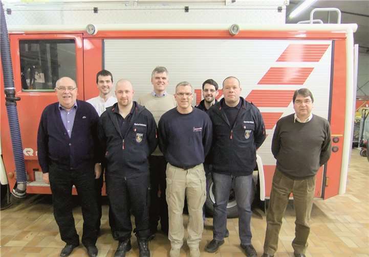 Hans Theisen, Markus Meid, Stefan Paffenholz, Jürgen Schmitt, Sascha Müller, Simon Münch, Carsten Weber, Heinrich Wagener (v.l.n.r.), es fehlt: Toni Adam. privat