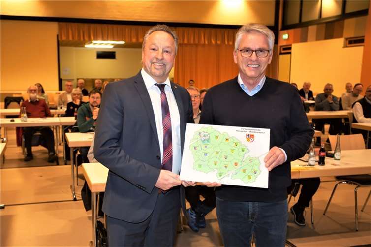 Hans-Werner Breithausen verabschiedete Christian Robenek.