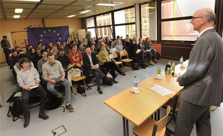 Hans-Werner Rieck begrüßte die Ministerin.