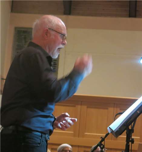 Hansjörg Klages ganz in seinem Element.