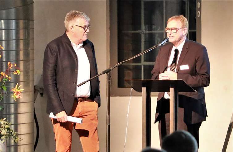 Hanspeter Faas und Werner Prümm im Gespräch.