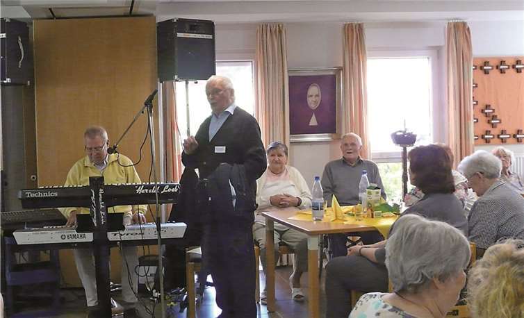 Harald Loeb sorgte wie immer für musikalische Stimmung.