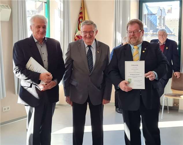 Patronatstag begangen Harald Schuster, Karl-Heinz Müller, Wolfgang Escher (v.l.n.r).