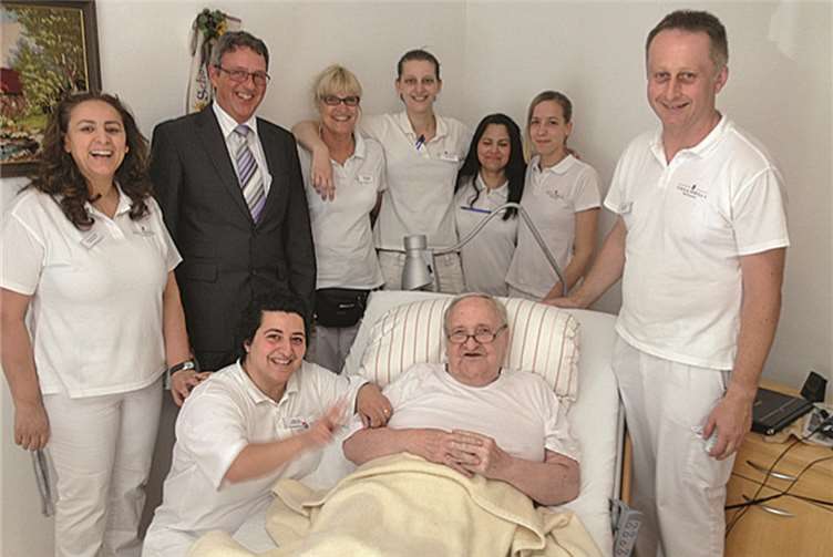 Harald V. aus Ahrweiler war sehr dankbar für die schnelle unbürokratische Hilfe des Teams von Villa Sibilla. privat