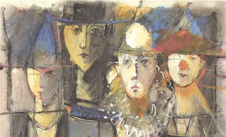 Harlekins. Rhine Art Berlin - Kassuung, Heinz