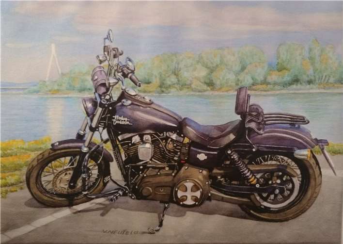 „Harley Davidson“ von Viktor Neufeld.