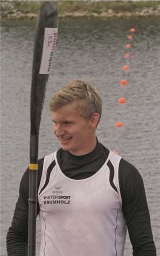 Hatte allen Grund zur Freude - Robin Breitbach gewann Bronze und wurde Dritter im Nationalmannschafts-Cup.