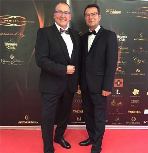 Hauke Walter (1. Platz) und Uwe Domaschk (5. Platz) in Split.privat