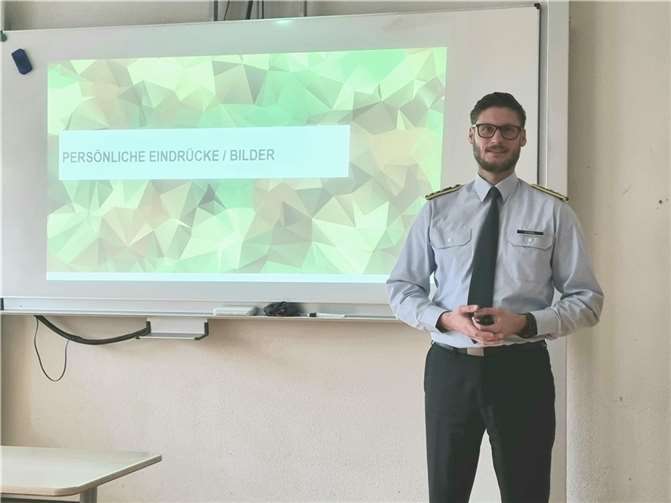 Hauptmann Julian Ströbl ist seit April 2021 Jugendoffizier für Koblenz und Umgebung sowie Referent für Sicherheitspolitik.Foto: privat