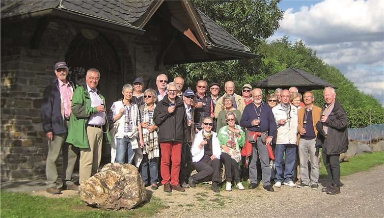 Hauptziel der Wanderschar war die Weinbergskapelle „St. Urban“.Rolf Stöcker
