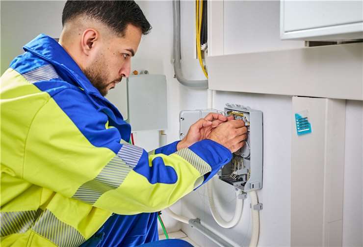 Haushalte und Gewerbetreibende der Ortsgemeinde Bell werden ans Glasfasernetz angeschlossen.  Foto: Westconnect