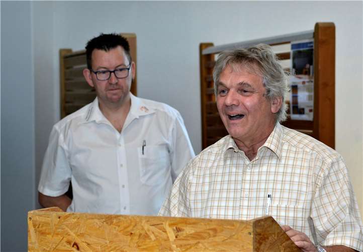 Hausherr Reiner Burkard begrüßte die anwesenden Gäste.