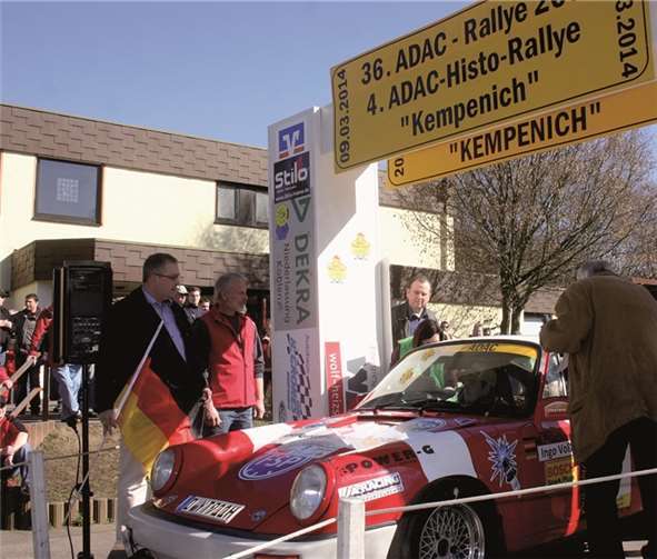 Hautnah am Start dabei Bürgermeister Johannes Bell.