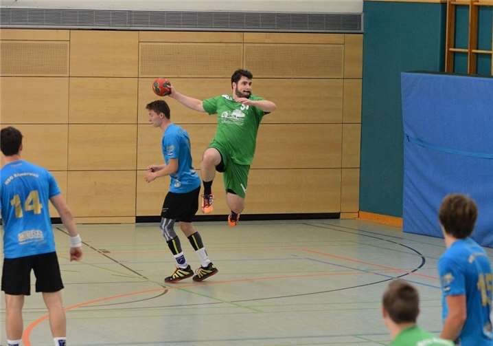 Heiko Richter elegant beim Wurf.  Christian Weiß