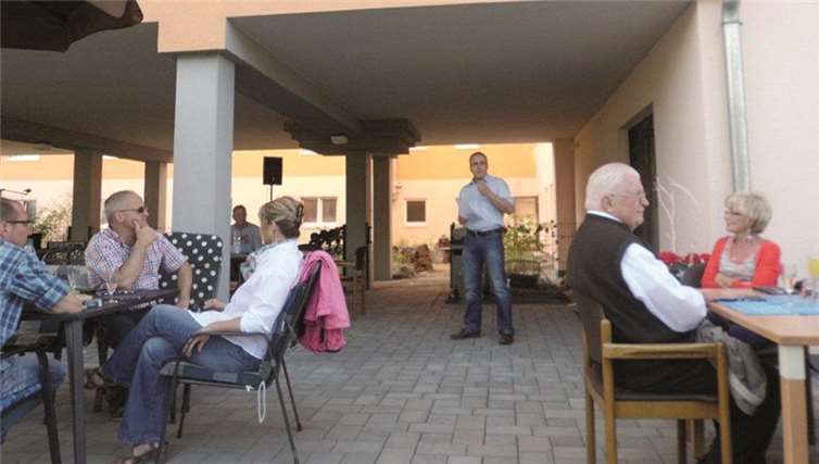 Heimleiter Markus Sauer begrüßte die Gäste.