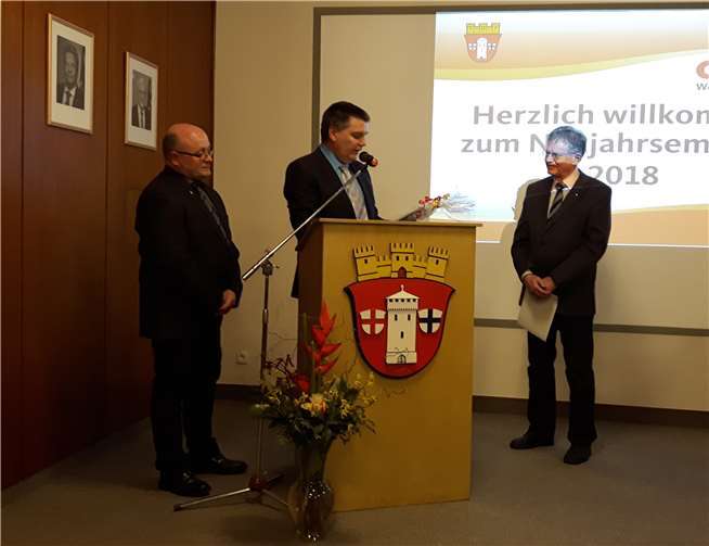 Heinrich Josef Wagner wurde im Rahmen des CDU-Neujahrsempfangs für seine 50-jährige Parteimitgliedschaft geehrt. privat