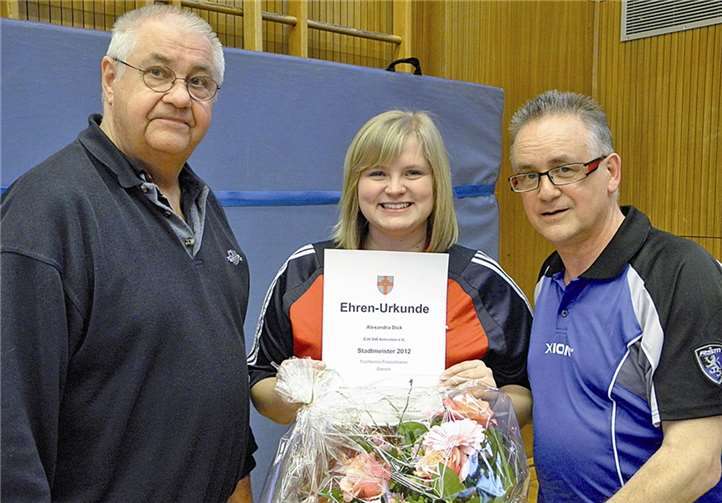 Heinz Dieter Künneke (l.), Alexandra Dick und Werner Böckler (r). privat