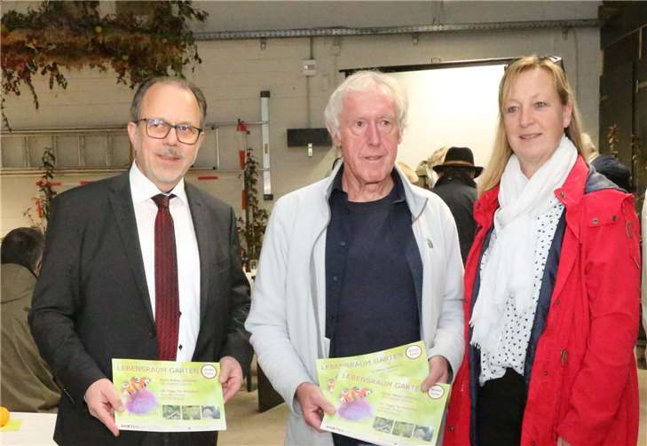 Heinz-Peter Witt, Martin Herbst und Susanne Reven sorgten für einen informativen Abend für die Grünpaten der Stadt.