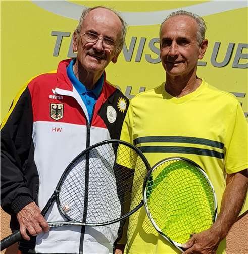 Heinz Wagner (li.) und Gordon Waygood zeigten wieder eine starke Leistung. Privat